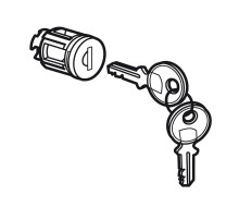 Замок тип 405 - для металлических или остекленных дверей XL3 - с 1 комплектом из 2 ключей  020291  Legrand