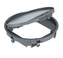 Лючок GESR9U (универсальный) 12xModul45 (полиамид,серый) (GESR9 10U 7011)  7405474  OBO Bettermann