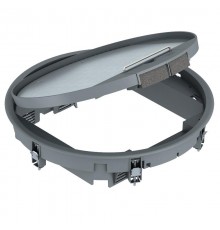 Лючок GESR9U (универсальный) 12xModul45 (полиамид,серый) (GESR9 10U 7011)  7405474  OBO Bettermann