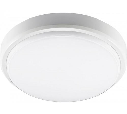 Светильник светодиодный пылевлагозащищенный для ЖКХ ДПБ PBH-PC2-RA 12Вт 4000К IP65 белый круг опал  1035660  Jazzway