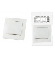 Выключатель 1 кл. 10А белый "Таймыр" (пром. упак., бакелит. основание)  SQ1814-0501  TDM