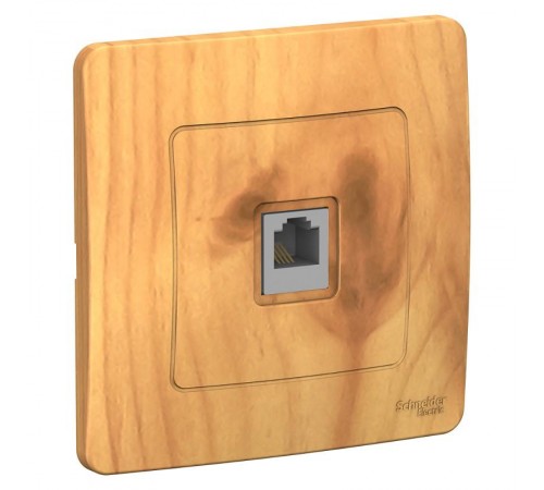 Blanca Ясень С/У Розетка телефонная RJ11  BLNIS011005  SE