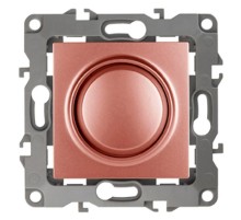 Светорегулятор поворотно-нажимной 12-4101-14  , 400ВА 230В,  медь  Б0019364  ЭРА