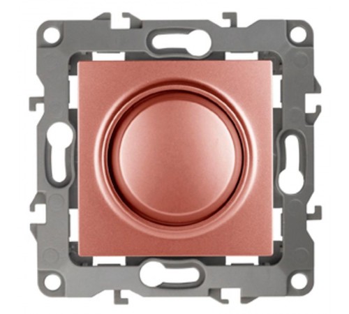 Светорегулятор поворотно-нажимной 12-4101-14  , 400ВА 230В,  медь  Б0019364  ЭРА