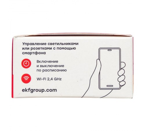 Умное реле в подрозетник 2-канальное Wi-Fi  Connect ssh-2g-wf EKF