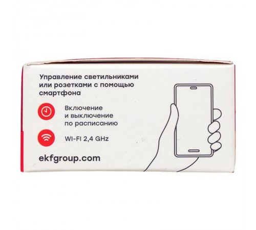 Умное реле в подрозетник 2-канальное Wi-Fi  Connect ssh-2g-wf EKF
