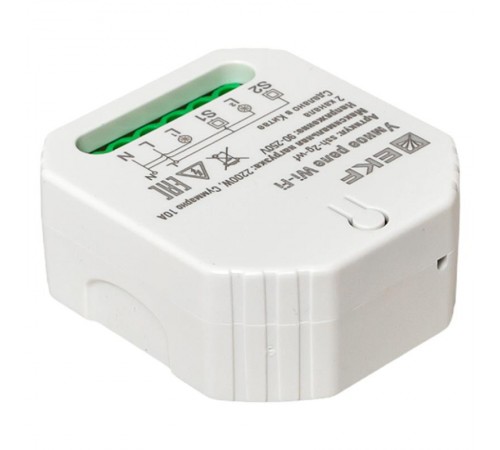 Умное реле в подрозетник 2-канальное Wi-Fi  Connect ssh-2g-wf EKF