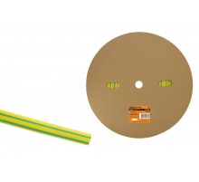 Термоусаживаемая трубка ТУТнг 14/7 желто-зеленая (100 м/ролл)   SQ0518-0031  TDM