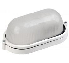 Светильник для ЖКХ НПП 1401 60Вт Е27 IP54 белый/овал  LNPP0-1401-1-060-K01  IEK