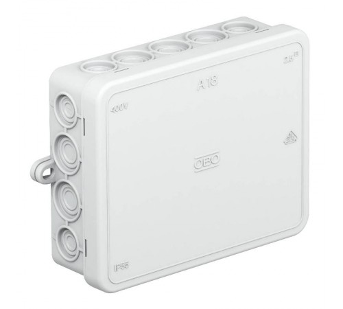 Коробка распределительная A18, 125x100x40 мм (A 18) IP55, 18 вводов  2000410  OBO Bettermann