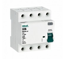 Выключатель дифференциальный (УЗО) УЗО-03 4п 32А 300мА тип A 6кА  14305DEK  DEKraft