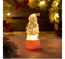 Фигура светодиодная на подставке "Санта Клаус", RGB  501-040  NEON-NIGHT