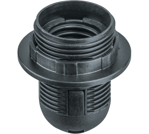 Патрон электрический NLH-PL-R1-E27-BL пласт.люстровый с кольцом  61351  Navigator