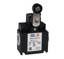 Выключатель концевой OptiLiS D4N-8122 рычаг металлический с роликом пластиковым EN 50047 XCKT2118P16  365319  КЭАЗ