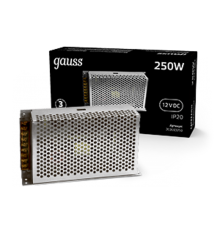 Блок питания для светодиодной ленты LED STRIP PS 250W 12V IP20  202003250  Gauss