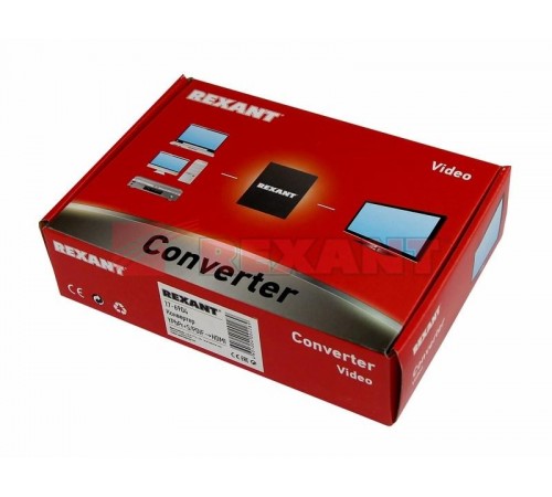 Конвертер YPbPr + SPDIF / Toslink на HDMI, металл  17-6904  REXANT