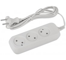 Удлинитель электрический ЭРА UDL-6-315 Greenline 3 розетки без заземления 1,5м ШВВП 2x0.75мм2   Б0065043  ЭРА
