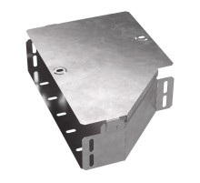 Переходник левый с крышкой Стандарт 300х200х80  PR16.0500  Промрукав