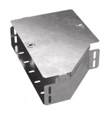 Переходник левый с крышкой Стандарт 300х200х80  PR16.0500  Промрукав