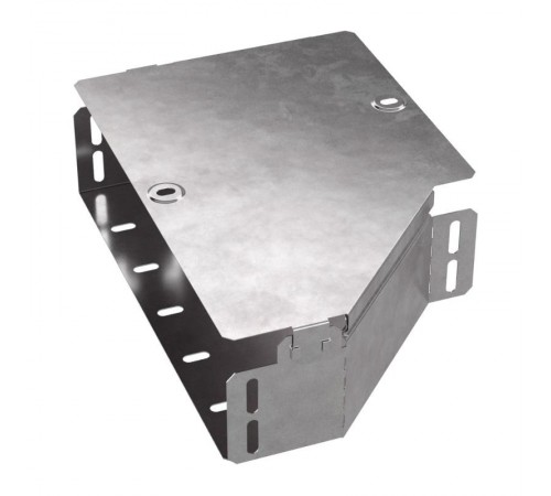 Переходник левый с крышкой Стандарт 300х200х80  PR16.0500  Промрукав