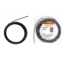 Нейлоновая кабельная протяжка НКП диаметр 4мм длина 10м с наконечниками (черная)  SQ0590-0022  TDM