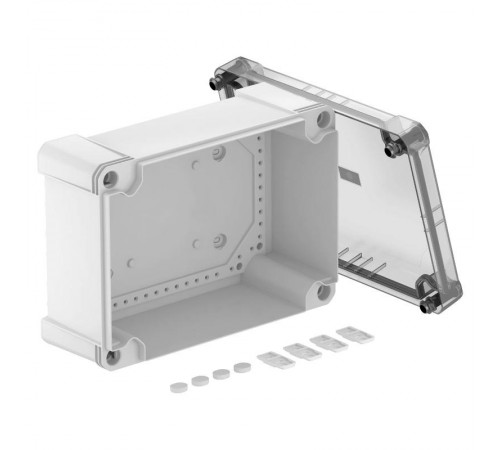 Распределительная коробка X25C, IP 67, 286x202x126 мм, сплошная стенка, с прозрачной крышкой  2005544  OBO Bettermann