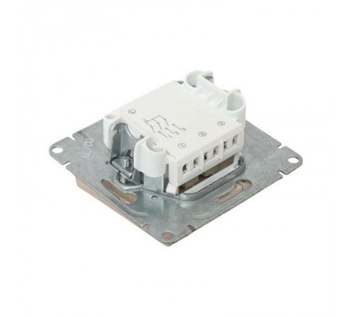 Механизм выключателя, трёхклавишный, кремовый Эпика  UP1-SWI-31 EKF