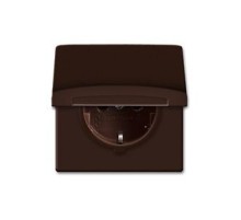 Розетка SCHUKO, 20 EUGK-31-101, с крышкой, Allwetter44, IP44, коричневый, уплотн. кольцо в комплекте, 16А, 250В.  2064-0-0286   2CKA002064A0286  AB