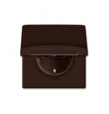Розетка SCHUKO, 20 EUGK-31-101, с крышкой, Allwetter44, IP44, коричневый, уплотн. кольцо в комплекте, 16А, 250В.  2064-0-0286   2CKA002064A0286  AB