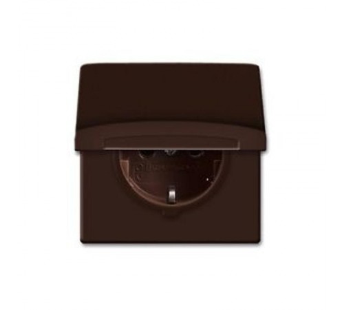 Розетка SCHUKO, 20 EUGK-31-101, с крышкой, Allwetter44, IP44, коричневый, уплотн. кольцо в комплекте, 16А, 250В.  2064-0-0286   2CKA002064A0286  AB