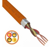 Кабель огнестойкий REXANT КПСЭнг(А)-FRHF 2x2x0,50 мм, бухта 200 м 01-4923-1  REXANT