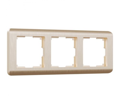W0032111/ Электроустановочные изделия - Рамка на 3 поста (шампань) a051274  Werkel