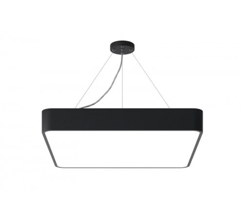 Светильник светодиодный Geometria Quadro SPO-163-B-40K-050 50Вт 4000К 3700Лм IP40 600*600*80 черный подвесной  Б0050587  ЭРА