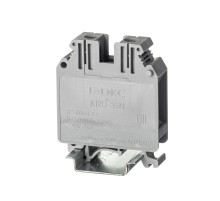 Клемма проходная винтовой зажим 2 точки подключения 35кв.мм серая  KRU-35N  DKC