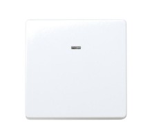 Переключатель (проходной) с индикатором 10AX 250В белого цвета S27  27202-65  Simon