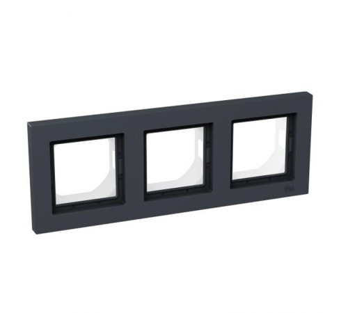 3 - местная рамка, IP44, графит, пластик Эпика  UP1-FPG-03-44 EKF