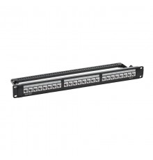 Патч-панель 19",1U,CAT6, 24 модуля RJ45, неэкранированная  RN6PPU24  DKC
