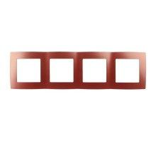 Рамка на 4 поста 12-5004-24  ,  охра  Б0019416  ЭРА