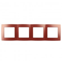 Рамка на 4 поста 12-5004-24  ,  охра  Б0019416  ЭРА