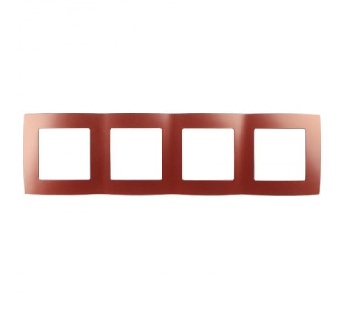 Рамка на 4 поста 12-5004-24  ,  охра  Б0019416  ЭРА