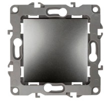 Выключатель 12-1001-12   10АХ-250В, без м.лапок,  графит  Б0019272  ЭРА