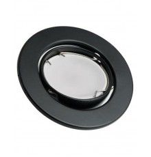 Светильник потолочный встраиваемый, DL11 MR16 50W G5.3 чёрный матовый  48466  FERON