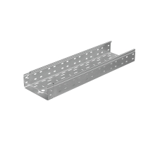 Лоток перф. 80х200х1,0 L6000 мм "Быстрый монтаж ПЛЮС" HD  LPplus80-200-1.0-6000 HD  КМ - профиль