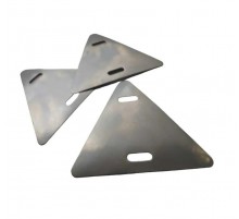 Бирка кабельная У-136, треугольная, 62х55 мм (5 шт/уп) (INOX)  PR08.29501  Промрукав