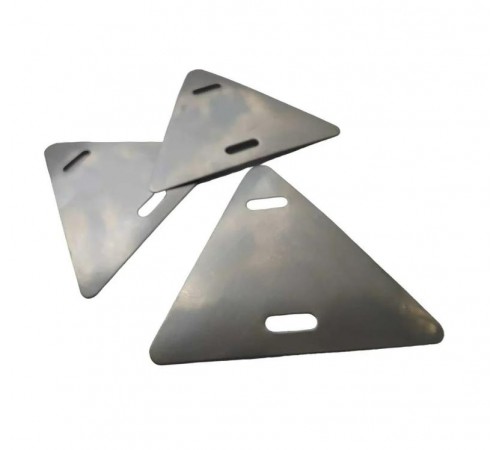 Бирка кабельная У-136, треугольная, 62х55 мм (5 шт/уп) (INOX)  PR08.29501  Промрукав