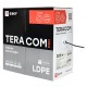 Кабель витая пара TERACOM Cat.5E U/UTP 4 пары solid внешний цвет черный упак. 305м) TRC-5EUTP-04PE-BK-OUT3  EKF