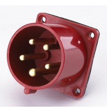 Вилка для скрытой проводки 615 3Р+РЕ+N 16А 380В IP44  26061DEK  DEKraft