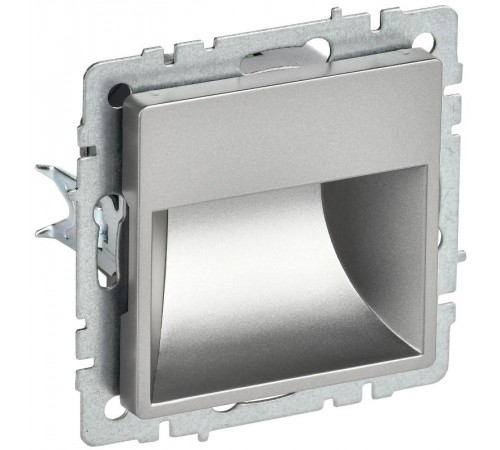 BRITE Подсветка LED встраиваемая ПЛ20-БрС сталь  BR-FL20-K46  IEK