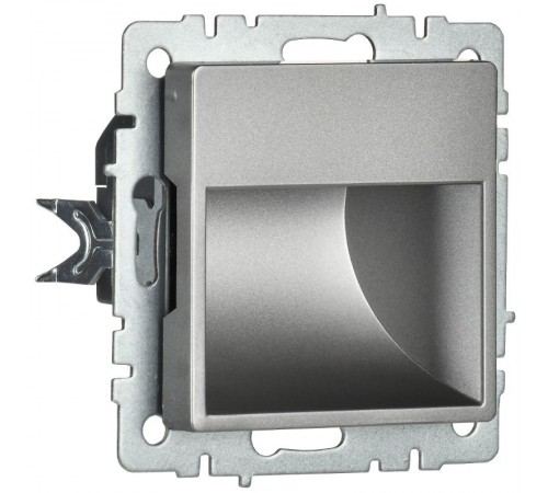 BRITE Подсветка LED встраиваемая ПЛ20-БрС сталь  BR-FL20-K46  IEK