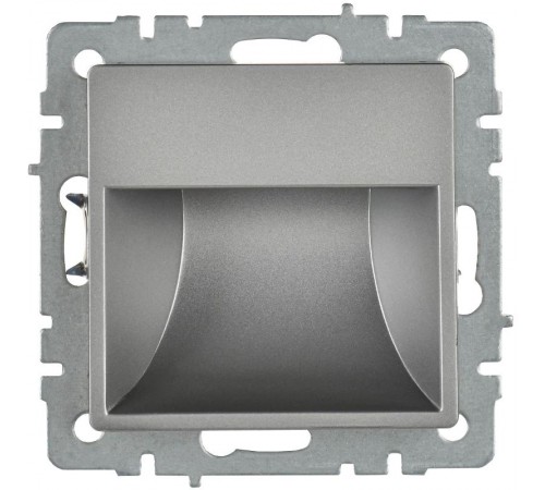 BRITE Подсветка LED встраиваемая ПЛ20-БрС сталь  BR-FL20-K46  IEK